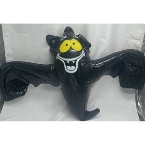 Vintage FLOATING BAT Halloween 16” Decoration Indoor Outdoor Made In Taiwan RARE